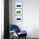 Waterside Collection Blue Framed Art