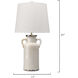 Piper Ceramic 21 inch 60 watt Cream Ceramic Table Lamp Portable Light