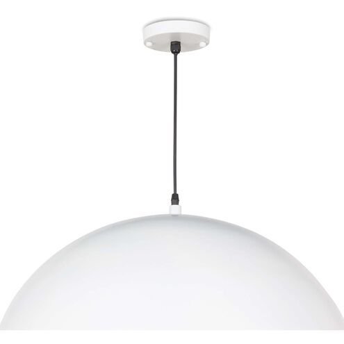 Sigmund 1 Light 23.5 inch White Pendant Ceiling Light, Large