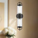 Alora Mood Lancaster 2 Light 3.88 inch Matte Black Bath Vanity Light Wall Light