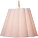 Scalloped 1 Light 24 inch Antique Brass Pendant Ceiling Light in White Boucle