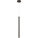 Forest LED 4.75 inch Pearl Black Pendant Ceiling Light in Pearl Black Steel