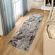 Artema 94 X 32 inch Black/Grey Rug in 2 x 8