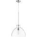 Fort Worth 1 Light 14 inch Satin Nickel Pendant Ceiling Light