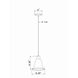 Signature 1 Light 8.25 inch Brushed Nickel Mini Pendant Ceiling Light