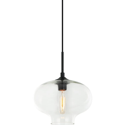 Irresistible Organic Charm 1 Light 11 inch Clear Pendant Ceiling Light