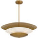 Solara 5 Light 31.5 inch Legacy Brass Pendant Ceiling Light