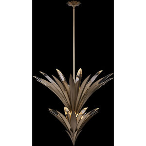 Roche 9 Light 28.5 inch Winter Brass Pendant Ceiling Light