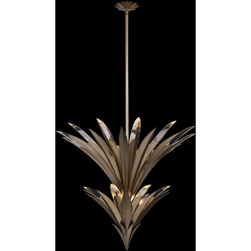 Roche 9 Light 28.5 inch Winter Brass Pendant Ceiling Light