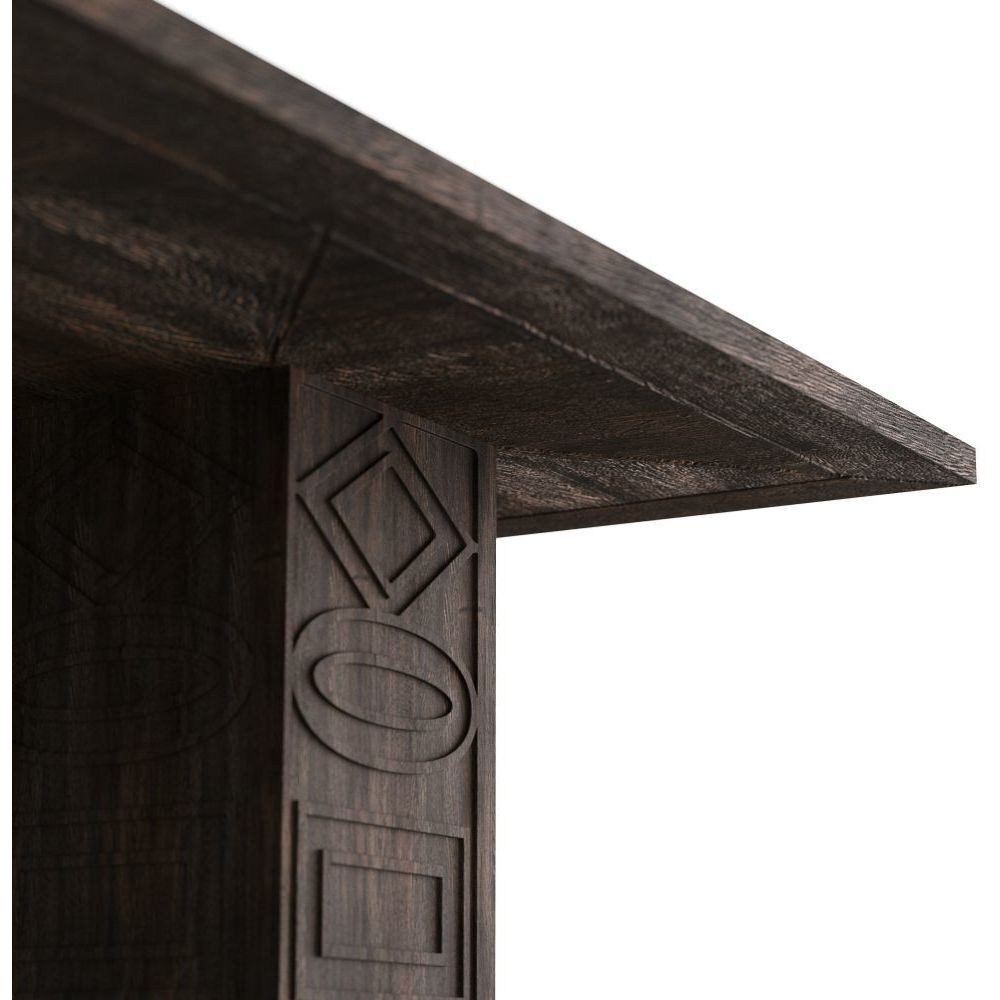 Vargueno 84 X 31 inch Burnt Dining Table
