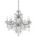 Maria Theresa 9 Light 28 inch Polished Chrome Chandelier Ceiling Light in Clear Hand Cut