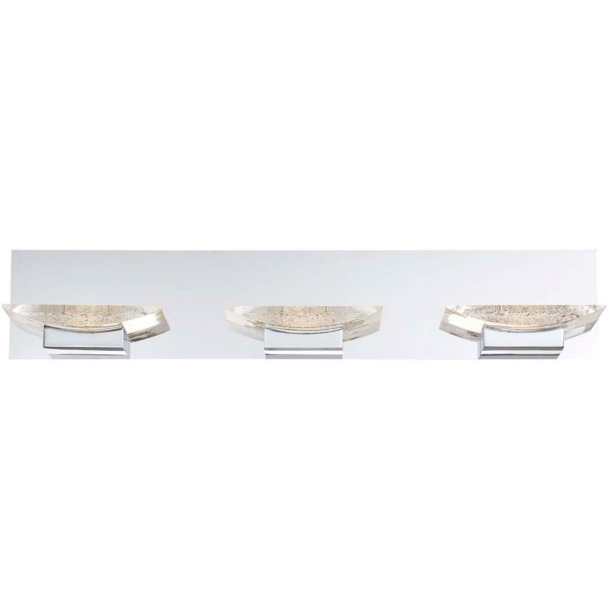 H2O 3 Light 28 inch Chrome Bath Vanity Wall Light