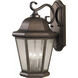 Martinsville 3 Light 17 inch Corinthian Bronze Outdoor Wall Lantern, Large