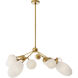 Panella 12 Light 41 inch Brushed Brass Chandelier Ceiling Light