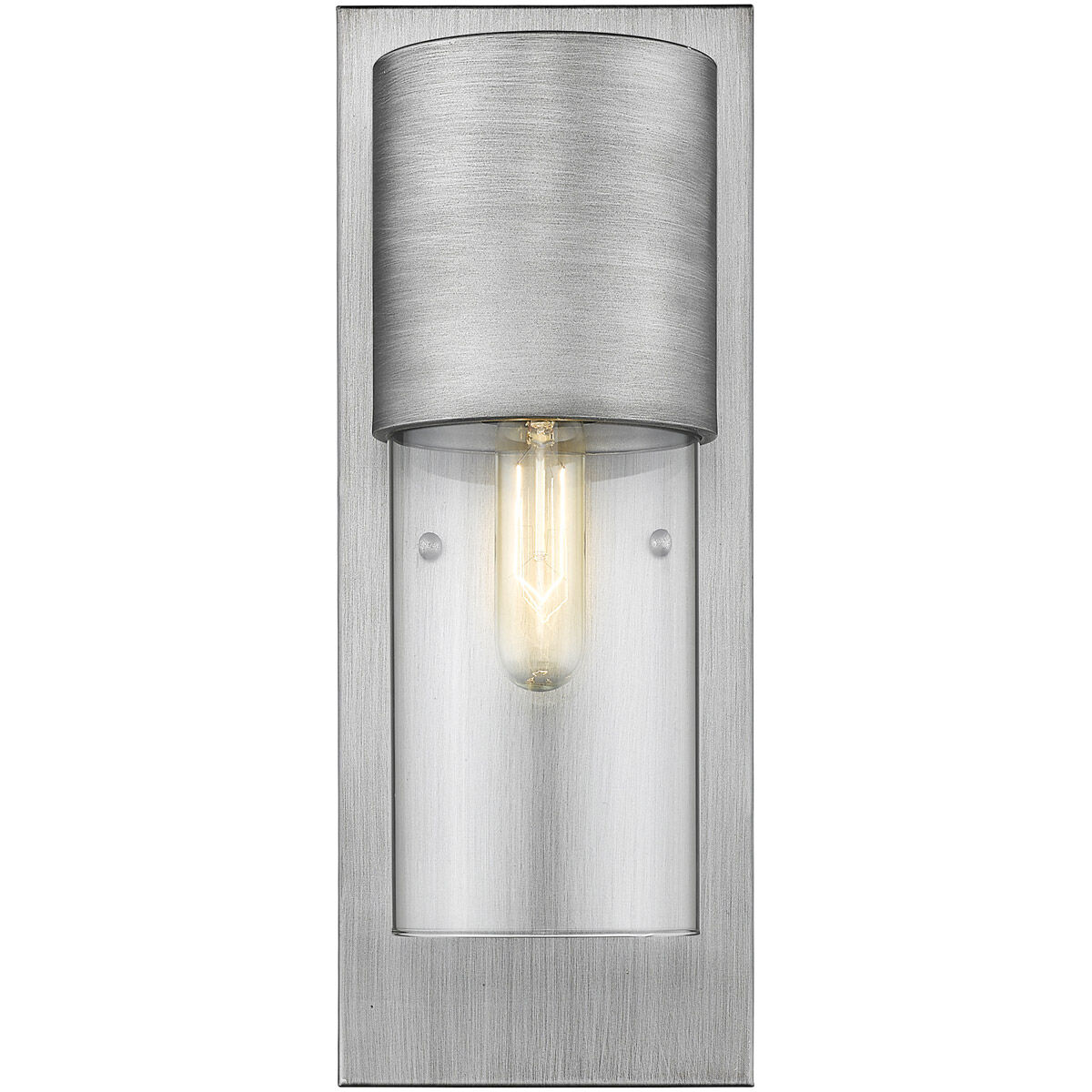 Cooper 1 Light 16 inch Matte Nickel Exterior Wall Mount