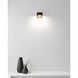 Spectica LED Plated Brass Wall Sconce Wall Light, Integrated LED