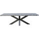 Edge 84 X 40 inch Grey Dining Table, Small