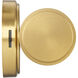 Warwick LED 18.5 inch Modern Gold Bathroom Vanity Wall Light