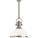Chapman & Myers Country Industrial 1 Light 19.50 inch Pendant