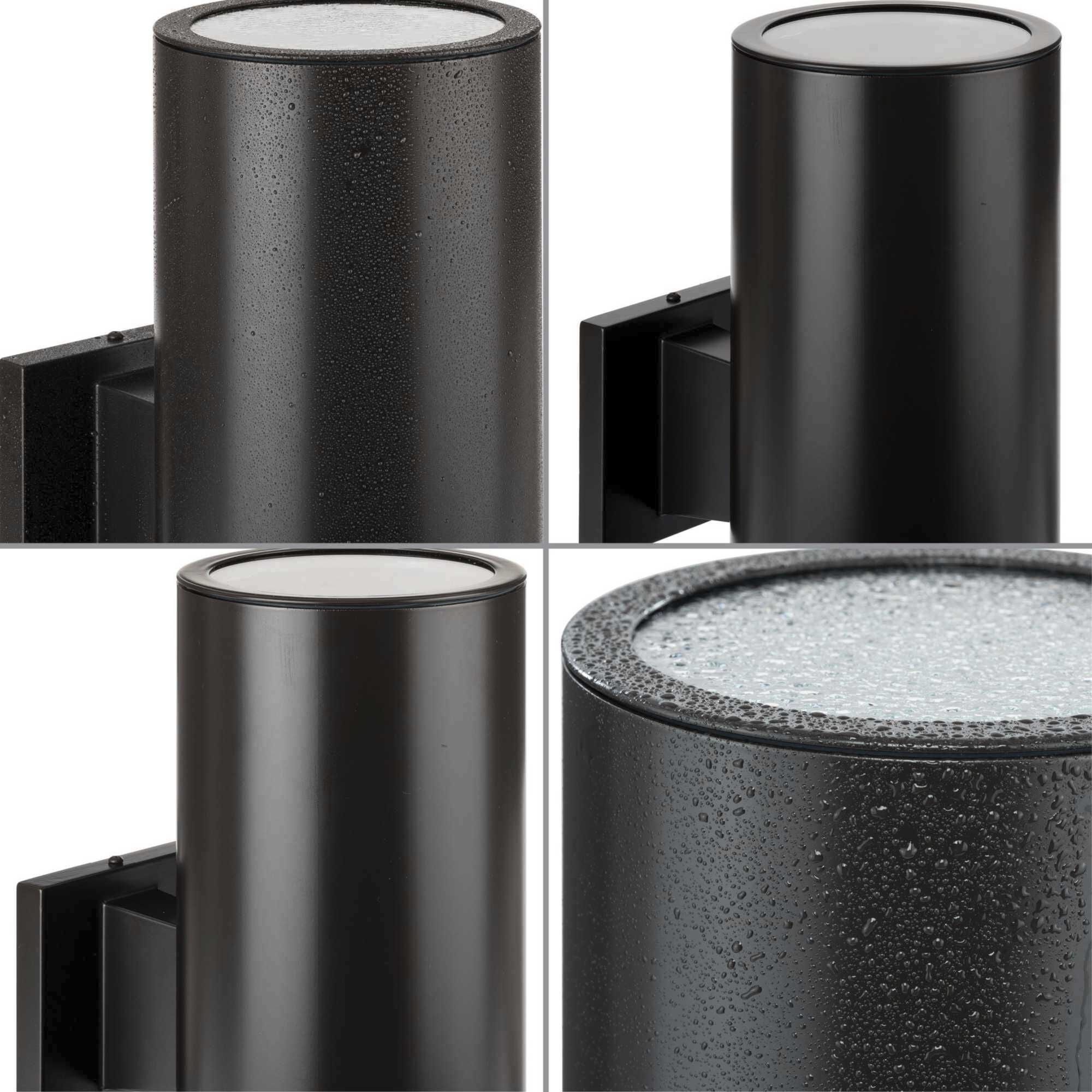 6IN CYL RNDS Up/Down Outdoor Wall Light in Antique Bronze