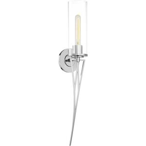 Regal Terrace 1 Light 5 inch Polished Nickel Wall Sconce Wall Light