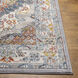 Ankara 122.05 X 94.49 inch Gray/Taupe/Ice Blue/Dark Blue/Cream/Rust Machine Woven Rug in 8 x 10, Rectangle