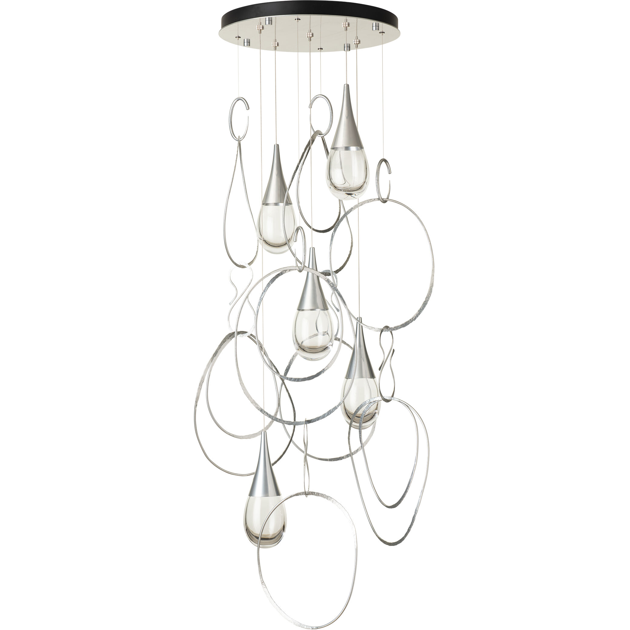 Lyric 5 Light 30.5 inch Sterling Multi-Light Pendant Ceiling Light