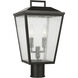 Drew & Jonathan Kennewick 2 Light 16.75 inch Antique Bronze Outdoor Post Lantern, Medium