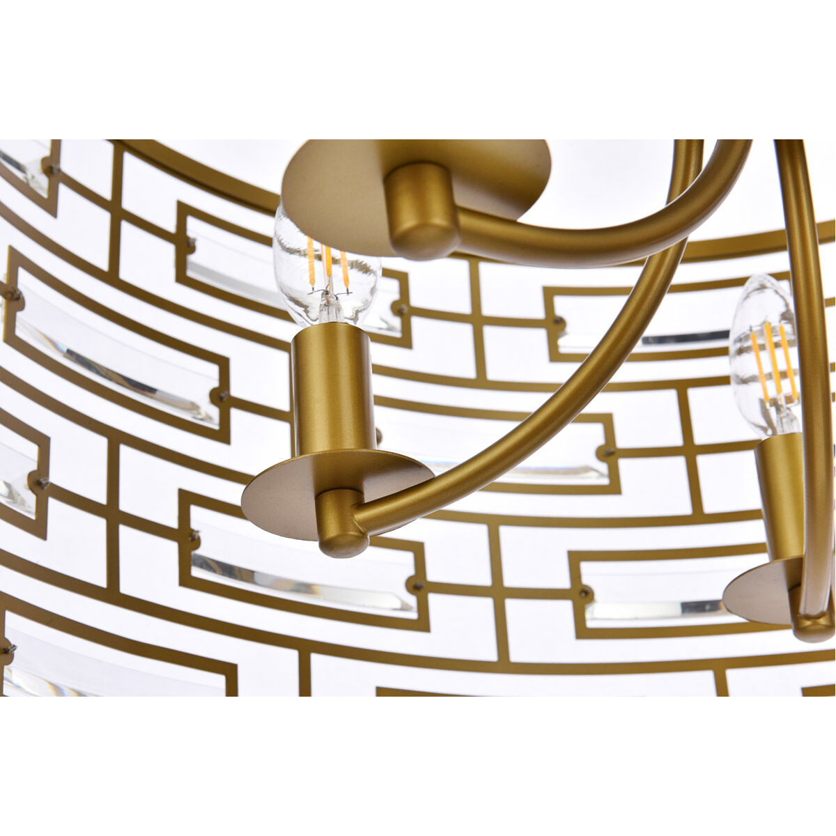 Kennedy 5 Light 24 inch Brass Pendant Ceiling Light