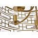 Kennedy 5 Light 24 inch Brass Pendant Ceiling Light