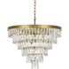 Josephine 13 Light 27.5 inch Satin Gold Chandelier Ceiling Light