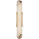 Kelly Wearstler Melange LED 4.25 inch Antique-Burnished Brass Elongated Sconce Wall Light