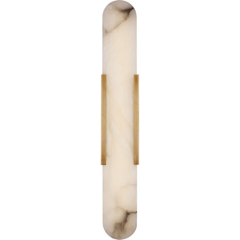 Kelly Wearstler Melange LED 4.25 inch Antique-Burnished Brass Elongated Sconce Wall Light
