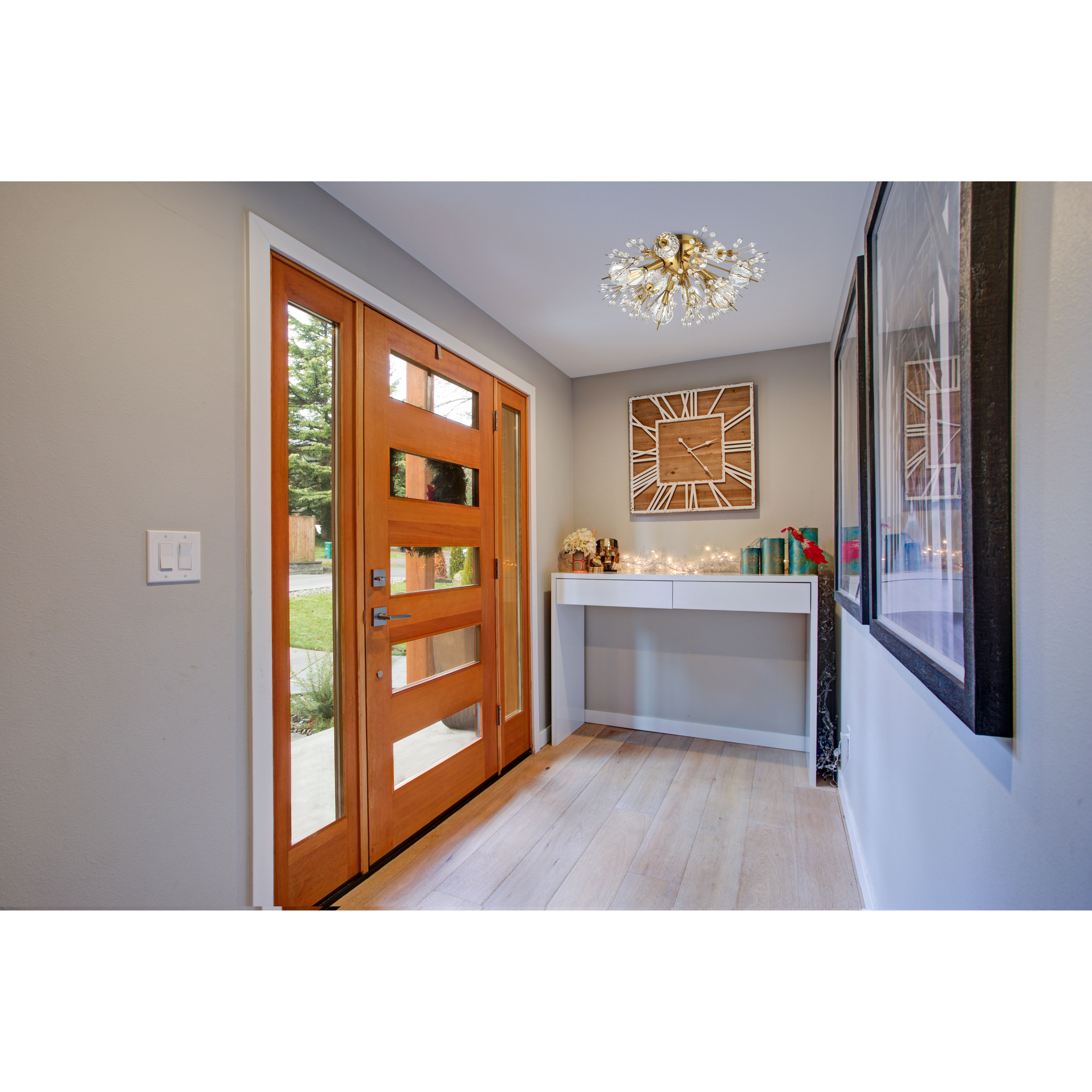 Vera 4 Light 14 inch Gold Wall Sconce Wall Light, can be Flush Mounted