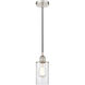 Edison Clymer 1 Light 4 inch Polished Nickel Mini Pendant Ceiling Light