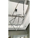 Trapezoid LED 65.75 inch Polished Chrome Single Pendant Ceiling Light