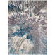 Darica 90 X 63 inch Blue Rug in 5 x 7