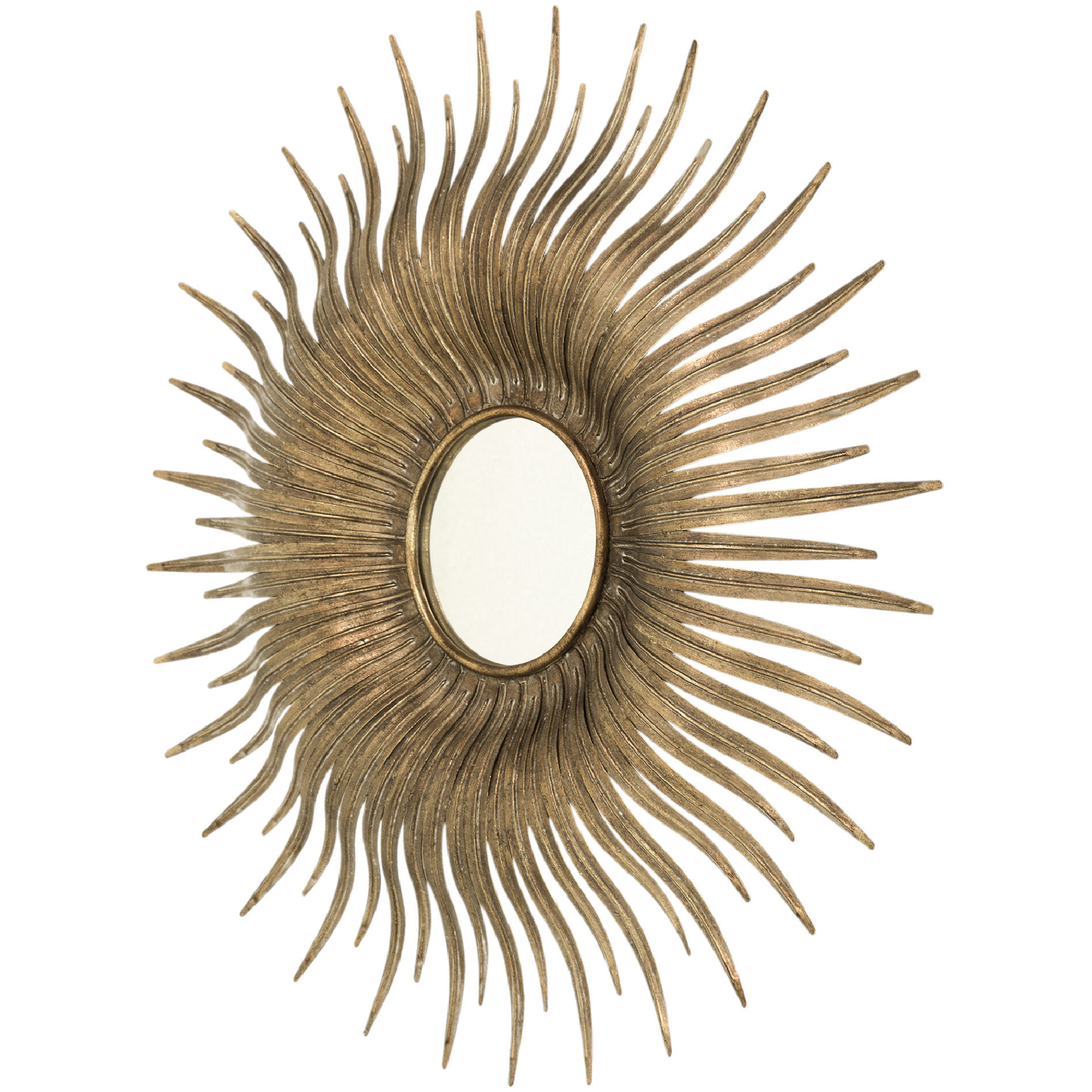 Anita 28.3 X 28.3 inch Gold Wall Mirror