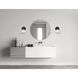 Tremolo 1 Light 8 inch Matte Black and Champagne Gold Vanity Light Wall Light