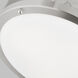 Vander 3 Light 12 inch Brushed Nickel Ceiling Flush Mount Ceiling Light