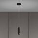 Exhaust Pendant LED 2.36 inch Graphite / Burnt Steel Pendant Ceiling Light