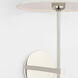 J. Randall Powers Hackney LED 10.75 inch Polished Nickel Tail Sconce Wall Light