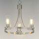 Livingston 3 Light 20 inch Satin Nickel Chandelier Ceiling Light