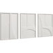 Marsh Matte White Wall Decor, Set of 3