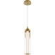 Espada LED 5.25 inch Gold Pendant Ceiling Light