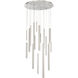 Santana LED 24 inch Satin Nickel Chandelier Ceiling Light