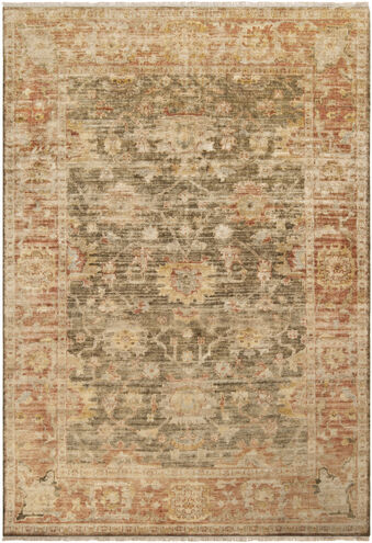 Fantasia 66 X 42 inch Burgundy Rug, Rectangle
