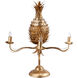 Pineapple 25.5 inch 75 watt Gold Table Lamp Portable Light