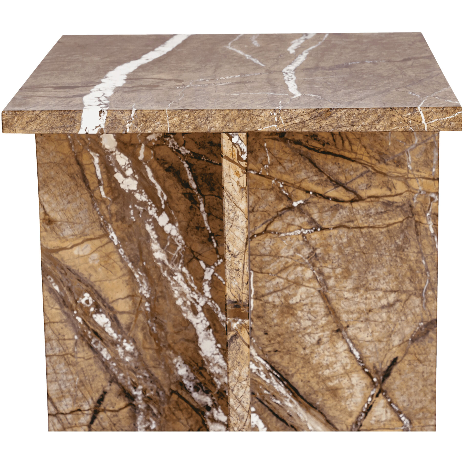 Blair 20 X 14 inch Gold Accent Table, Outdoor Use