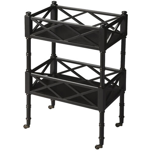 Masterpiece Foster 19 X 12 inch Black Licorice Serving Table